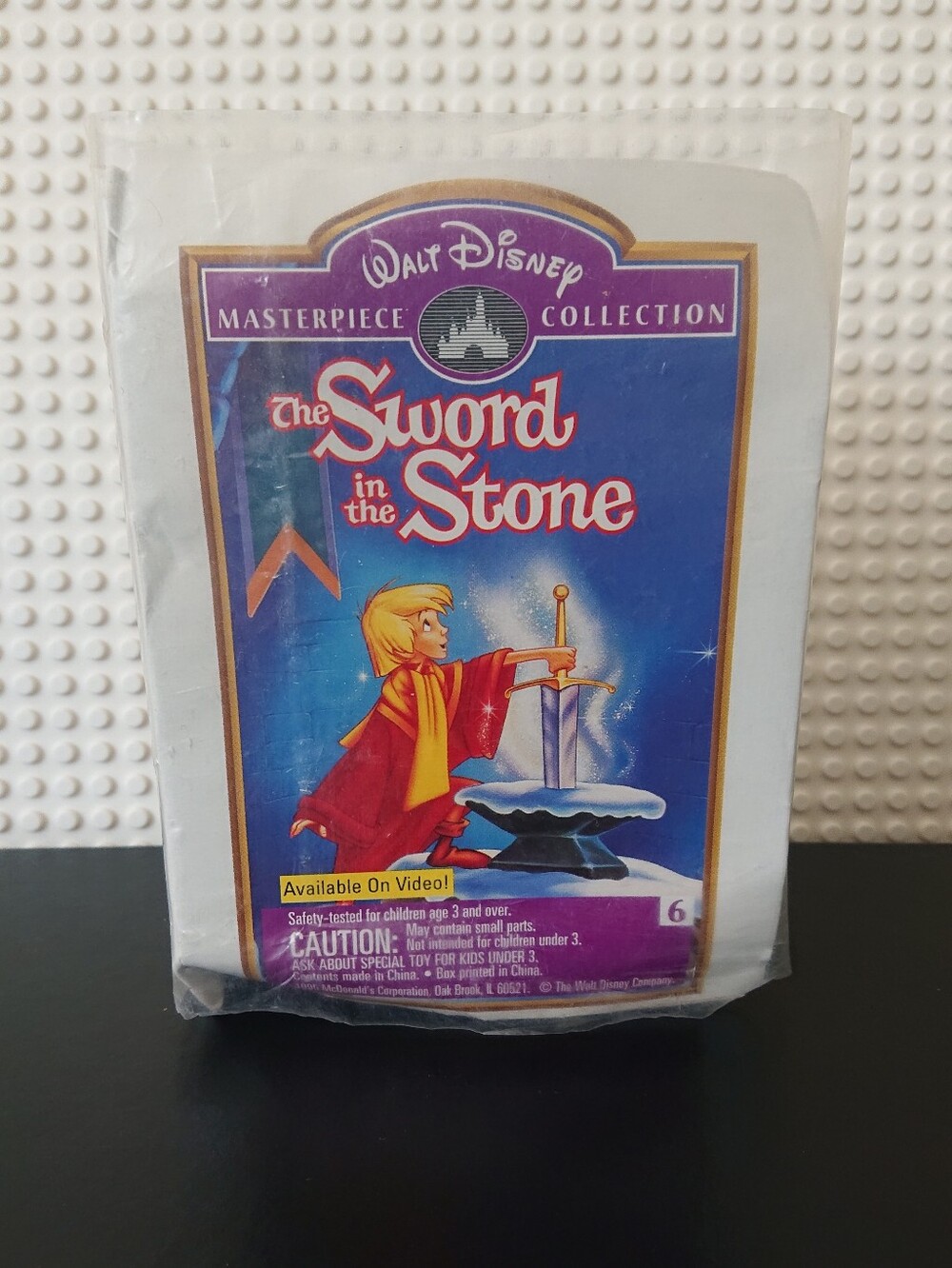 1995 McDonald's Disney VHS - Sword And Stone Merlin - Happy Meal Mcdonalds Toy